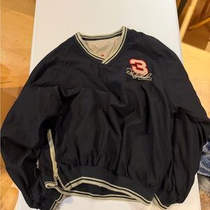 Vintage NASCAR Dale Earnhardt #3 Pullover Windbreaker Jacket - REVERSIBLE